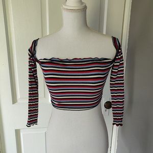Meek Off-the-shoulder top